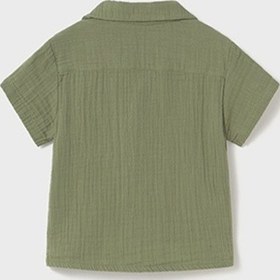 Resim Erkek Bebek Krem Gömlek 01111-092 Yeşil 