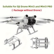 Resim DJI Mini3 ve Mini3 Pro Drone İniş Aletleri için - Katlanabilir Yükseklik Arttırma Standı, Çarpışma Önleme Güvenlik Koruma, DIY Aksesuarları, ABS Malzeme, Drone Operasyonları için Geliştirilmiş İstikrar, Drone Aksesuarı 