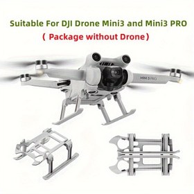 Resim DJI Mini3 ve Mini3 Pro Drone İniş Aletleri için - Katlanabilir Yükseklik Arttırma Standı, Çarpışma Önleme Güvenlik Koruma, DIY Aksesuarları, ABS Malzeme, Drone Operasyonları için Geliştirilmiş İstikrar, Drone Aksesuarı 
