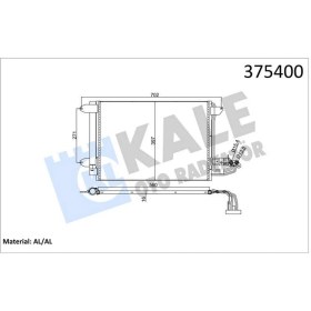 Resim Kale Mtxdpn Klima Kondenseri A3-Leon-Toledo-Octavia-Caddy Iii-Golf V-Vi-Jetta Iv-Touran Al/al 580X391X16 