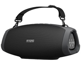 Resim W-King X10 Bluetooth Hoparlör 120W Xtreme Bass 42S Dinleme IPX6 Kablosuz Stereo TWS Ses Bombası - Siyah 