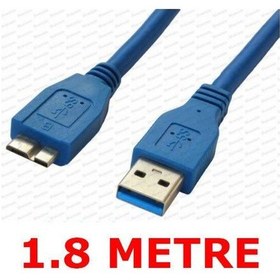 Resim Usb 3.0 Hdd Harddisk Kablosu Yüksek Hizli Veri Aktarma 1.8 Metre 