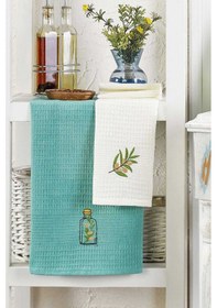 Resim 6 Parça Mutfak Kurulama Bezi 30 X 50 Cm Mint 001 