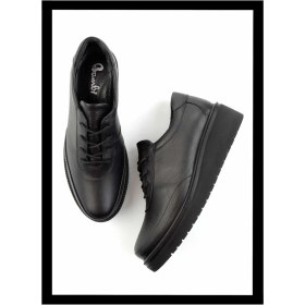 Resim Bambi Siyah Hakiki Deri Kadın Casual Ayakkabı K01465090403 