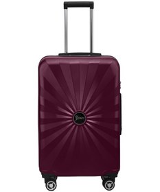 Resim 3'lü Valiz Seti Polikarbon Valiz 4x2 Teker Bordo 1809 Bordo 