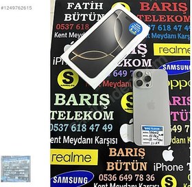 Resim Apple iPhone 16 Pro Max İkinci El TR | 256 GB | Natürel Titanyum 