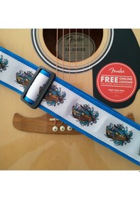 Resim Raymond Joes RJ100-FSH Gitar Askısı Polipropilen Orjinal Deri Baş 