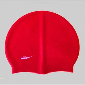 Resim SB-100 Silikon Kırmızı Yüzücü Bonesi Çok Renkli 