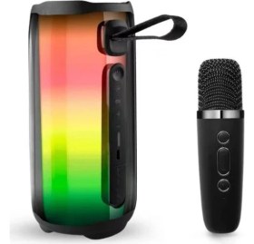 Resim Newface Pluse 5 Mikrofonlu Rgb Kablosuz Hoparlör - Siyah 