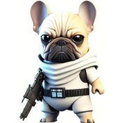 Resim J474 Bulldog Sevimli Köpek Yavrusu Araba Çıkartmaları Köpek Pet Hayvan Su Geçirmez Vinil Çıkartması Araba Aksesuarları Dekor 11.5x17cm 