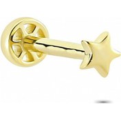 Resim Glorria Altın Yıldız Tragus Piercing (540178738) 