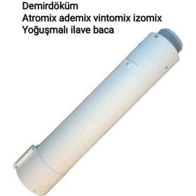 Resim Demirdöküm Atromix Ademix Vintomix Izomix Yoğuşmalı Kombi Ilave Baca 100 Cm. 