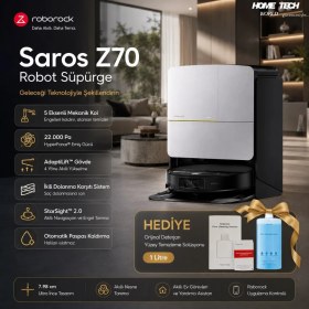 Resim Roborock Saros Z70 Robot Süpürge Gümüş 