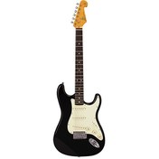 Resim SX Stratocaster Black Elektro Gitar 