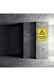 Resim Outdoor One ELEKTRİK PANOSU İŞ GÜVENLİĞİ UYARI LEVHASI 1 ADET PVC 21 X 29CM 