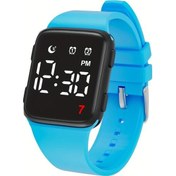 Resim Primepickings P10 Blue Dijital Saat, Alarm Tarih Aydınlatma Su Geçirmez Spor Kol Saati Hediye Diğer 