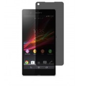 Resim Sony Xperia Z Mat Hayalet Ekran Koruyucu Yandan Bakınca Görünmeyen Ekran Privacy Ekran Koruyucu 