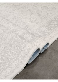 Resim Woolen Halı Delüxe Viscon Akrilik Salon Halısı 6504 Grı Renkli 