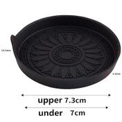Resim 2 Adet Araba Bardak Altlığı Kaymaz Silikon Mat Araba Su Bardağı Altlığı Oto İç Car Cup Coaster 2pcs Diğer 