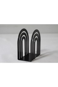 Resim Mavi Trend Metal Masa Üstü Sofra Dekoratif Siyah Peçetelik 