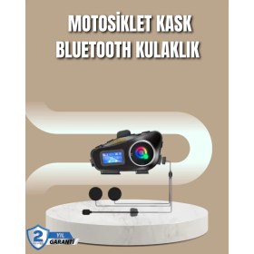 Resim Pileli Store 500 Metre Interkom Mesafeli Kask Kulaklığı Gürültü Engelleyici 
