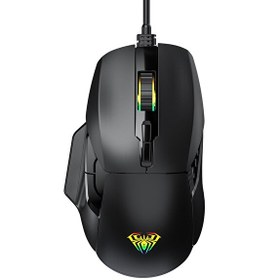 Resim Aula F815 12800DPI Rainbow 7 Tuşlu Makro Optik Gaming Oyuncu Mouse 