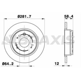 Resim Genel Markalar Arka Fren Dısk Aynası Duz Fr V Ctdı Stream 0005 