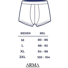 Resim Arma Yıldız 6'lı Paket Karışık Renkli Erkek Penye Havlu Bel Boxer %100 Pamuk-renkli Çok Renkli 