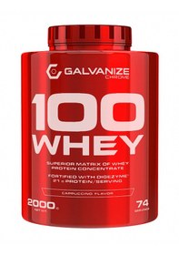 Resim Galvanize Nutrition 100 Whey Protein 74 Servis 2000 Gr Cappuccino Cappucino 