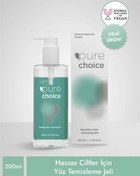 Resim Pure choice hassas ciltler için yüz temizleme jeli 200 ml 