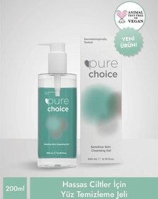 Resim Pure choice hassas ciltler için yüz temizleme jeli 200 ml 