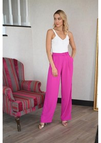 Resim Lemajh Pembe Palazzo Pantalon-pembe Pembe 