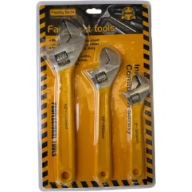 Resim Family Tools Ayarlanabilir Anahtar Takımı (Kurbağacık) 