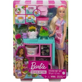 Resim Barbie Çiçekçi Bebek Ve Oyun Seti Gtn58 