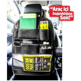 Resim Genel Markalar ARABA OTO KOLTUK ARKASI ORGANİZER SÜET SİYAH 