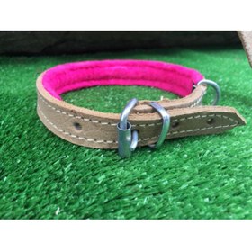 Resim Ekodoğa Köpek Tasması 45 Cm Deri Köpek Tasması Çapı 13-15 Cm Kahverengi Köpek Tasma 