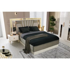 Resim Aydınev Askar Mdf Bazalı Karyola ve Başlık 