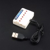 Resim Profisher Lipo Pil 6 Lı Şarj Cihazı 4 Xh Beyaz-2 Jst Kırmızı Soket 