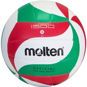 Resim Molten V5M1500 No 5 Dikişli Voleybol Topu Kırmızı Yeşil Kırmızı - Yeşil 