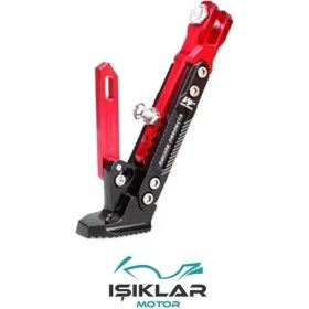 Resim Hsb Gilera Runner 200 Kırmızı Metal Ayaklık Yükseklik Ayarlı MAY2198 
