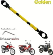 Resim Tongdashop Altın 1 Adet Motor Dayanıklı Abs Anti Kayma Denge Barı Sokak Spor Modifiye 