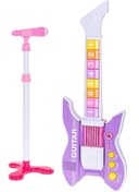 Resim Rennes RG-35PK Mikrofonlu Tuşlu Çocuk Elektro Oyuncak Gitar (Mikrofon Standı ve Askı Dahil) 
