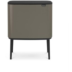 Resim Brabantia Çöp Kutusu 36 lt Dokunmatik Bo Touch Platinium 315787 