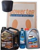 Resim Powerten 20W50 Motor Yağı + 3 Litre Antifriz + -20°C Cam Suyu Bakım Seti 