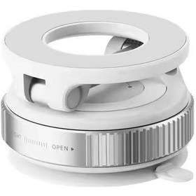 Resim Araba Araç İçi Telefon Tutucu Vakum Ve Manyetik Teknolojili 360 Dönen Sabit Ve Güçlü Tutucu Beyaz 