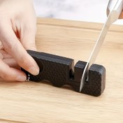 Resim 1 adet Çok Fonksiyonlu Taşınabilir Tungsten Çelik Bıçak Bileme Anahtarlık, Hafif & Kompakt, V-Grind Bıçak, Plastik Sap, Kamp & Seyahat için Mükemmel, Çoklu Renk Seçenekleri 