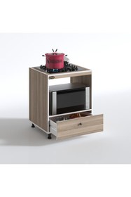 Resim Kenzlife Ocak Dolabı Piraye Crd 85*70*60 Xlarge Çekmeceli Hazır Mutfak Ankastre Gömme Ocak İçin 