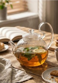 Resim Mitr Borosilikat Cam Demlik - 1 Litre Şeffaf 