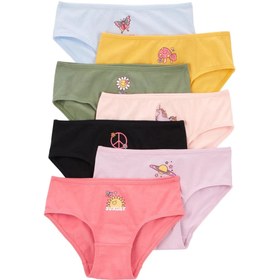 Resim Carter's Küçük Kız Çocuk Külot 7’li Set - Çok Renkli / 4-5 Yaş 