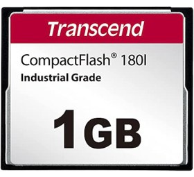 Resim Transcend TS1GCF180I 1 GB CF180I Industrial CompactFlash Hafıza Kartı 